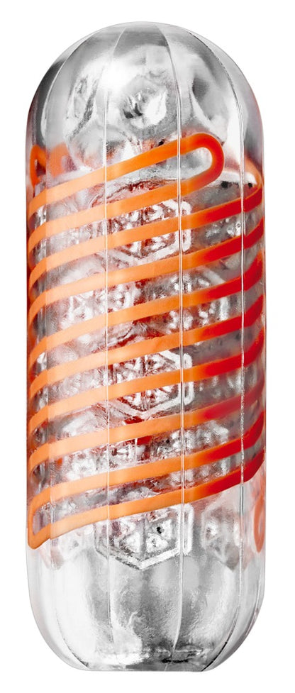 TENGA Spinner Hexa transparenter Masturbator mit strukturierter Innenfläche