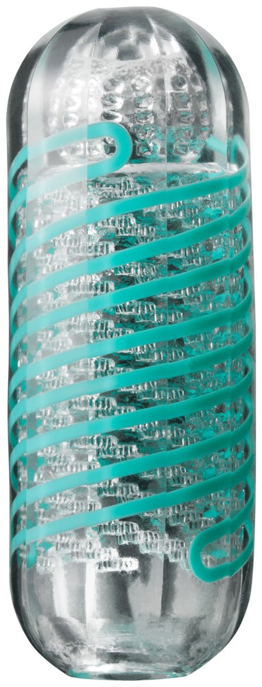 TENGA Spinner Pixel transparenter Masturbator mit fein strukturierter Innenfläche