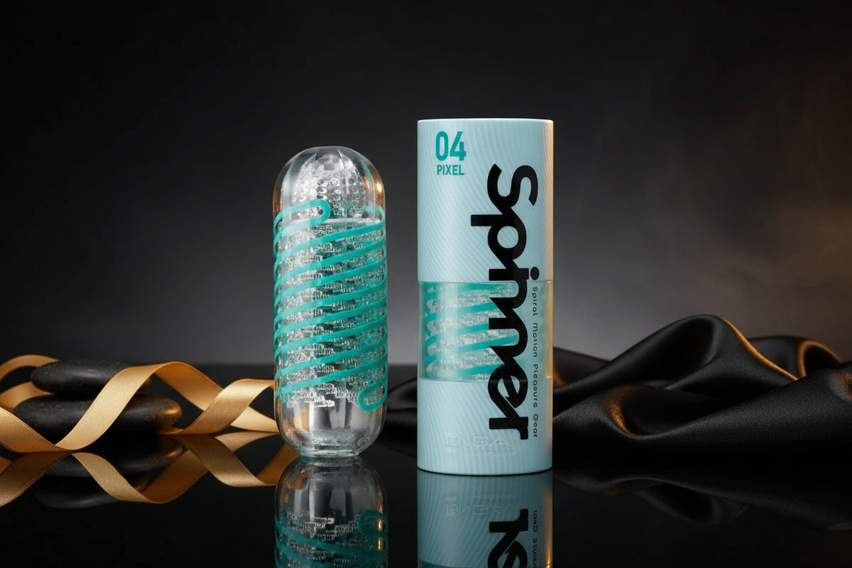 TENGA Spinner Masturbator für Männer mit Saug- und Dreheffekt.