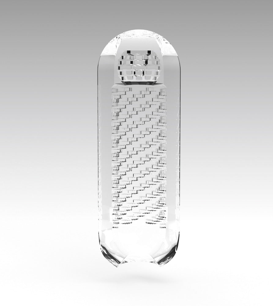 TENGA Spinner Pixel Masturbator in weißem, minimalistischem Design