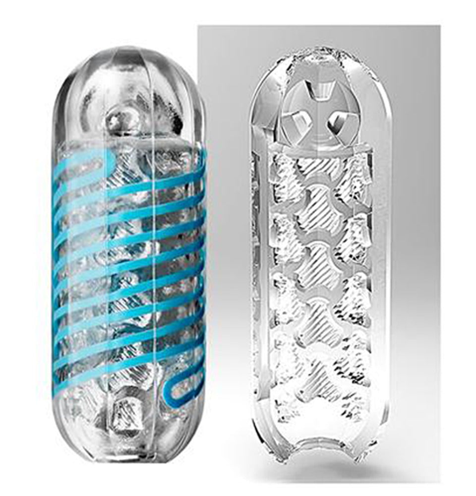 TENGA Spinner Tetra Masturbator im Set mit transparenter und weißer Variante