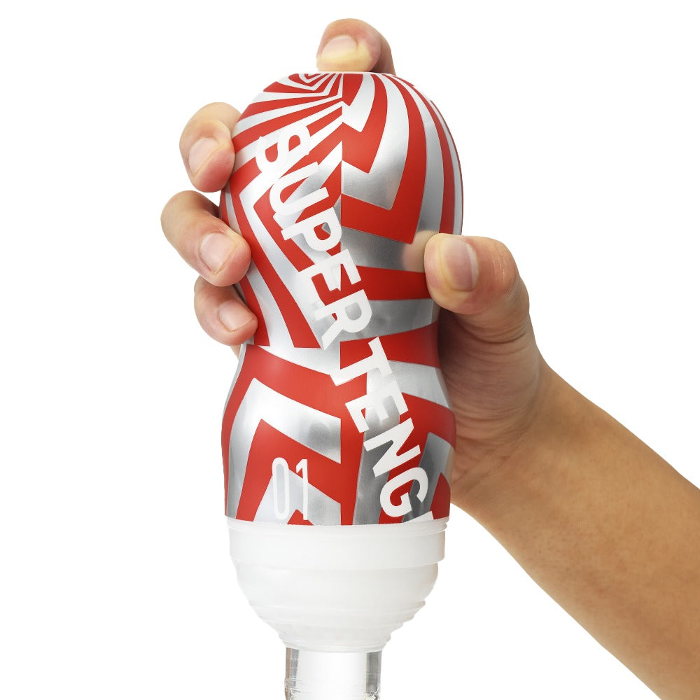 Griffiges Design des Tenga SUPER Meteor Smash