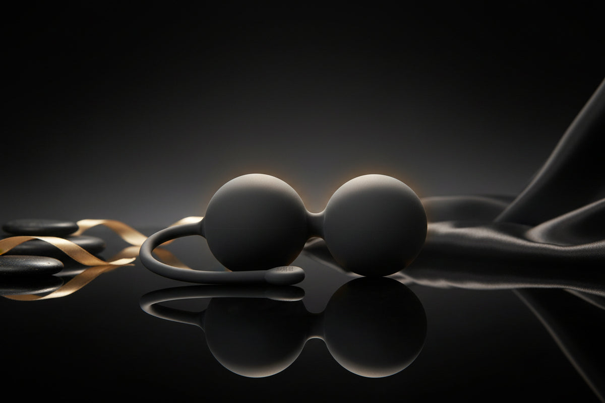 Tighten and Tense Silicone Jiggle Balls in elegantem Design für diskretes Beckenbodentraining