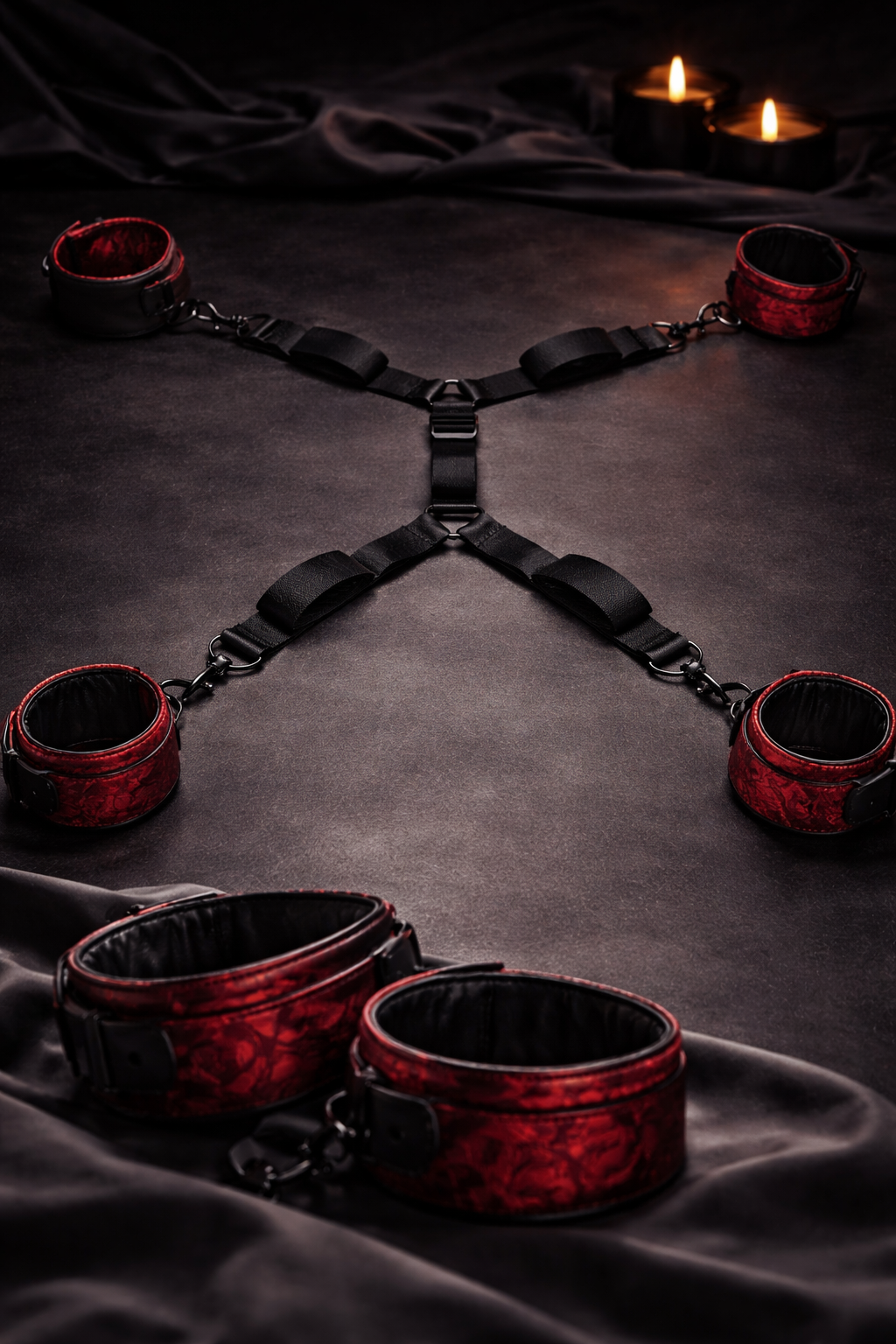 Bettfessel-Set von Fifty Shades of Grey für kontrollierte Intimität