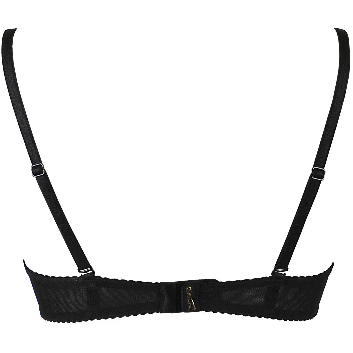 Axami V-10011 bra black-red with open cups - Produktansicht 4