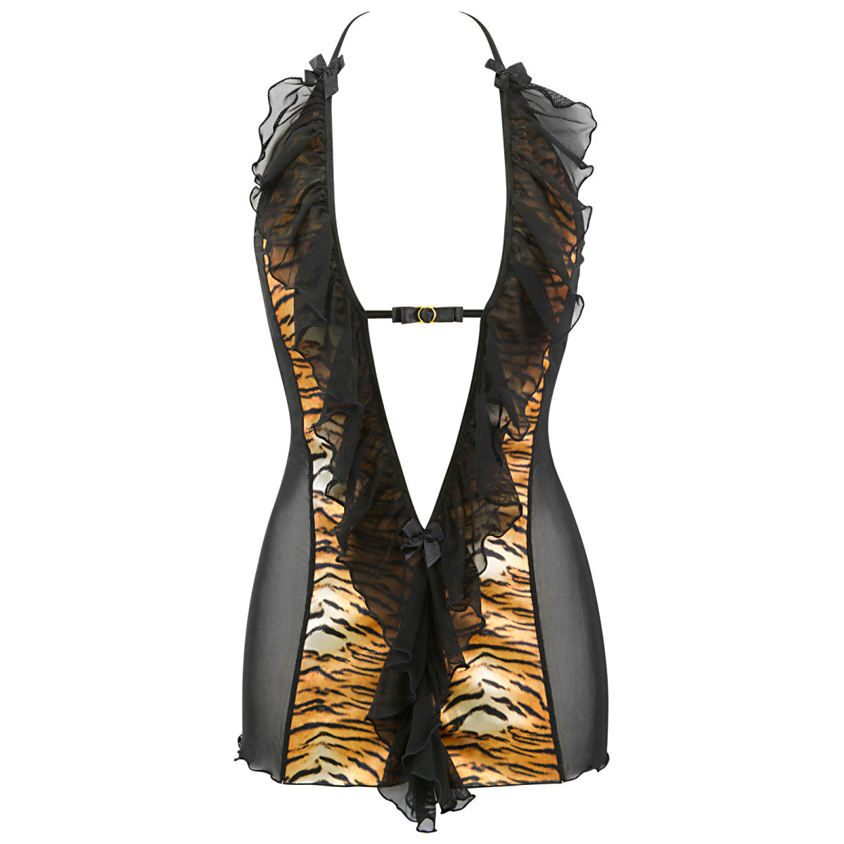 Axami V-10029 babydoll & string black-gold - Produktansicht 3