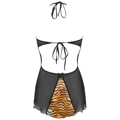 Axami V-10029 babydoll & string black-gold - Produktansicht 4