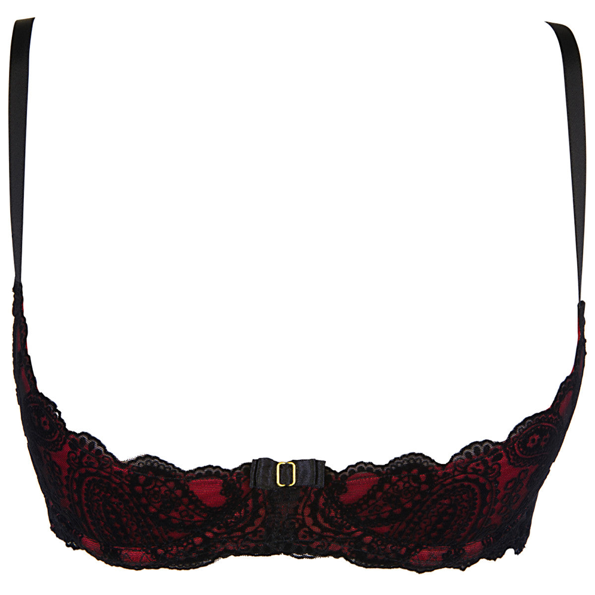 Axami V-10041 bra black with open cups - Produktansicht 5