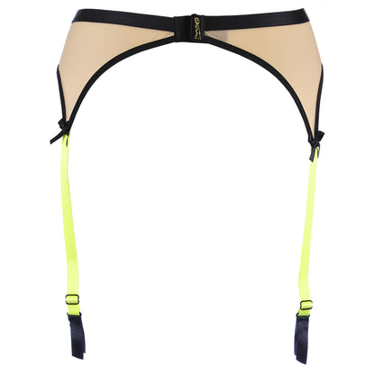 Axami V-10142 garter belt beige-black - Produktansicht 2