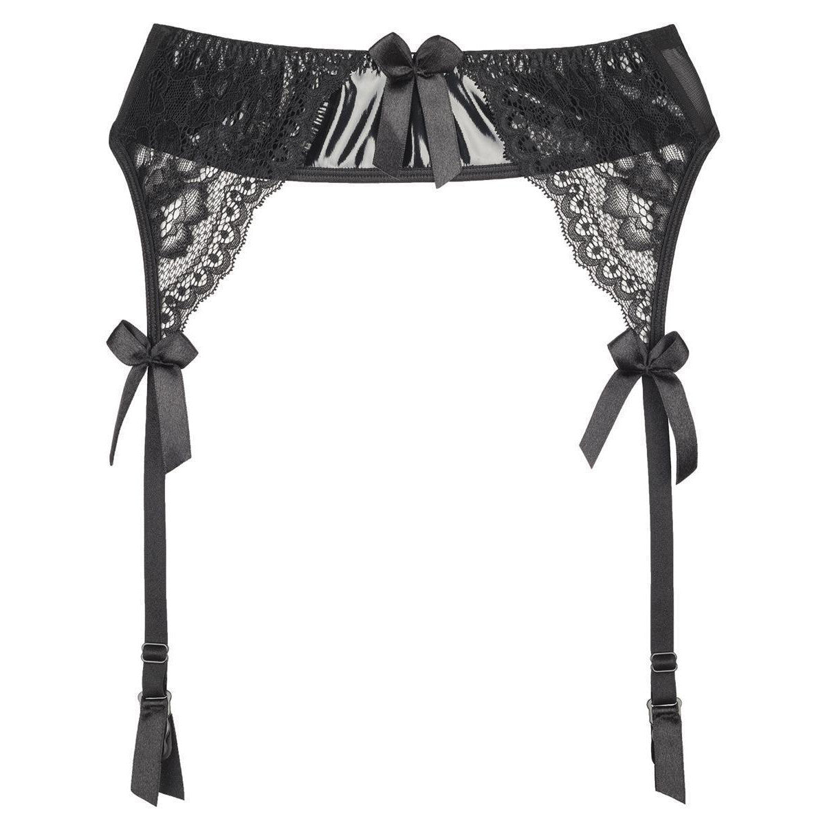 Axami V-8732PS Plus Size garter belt black - Produktansicht 1