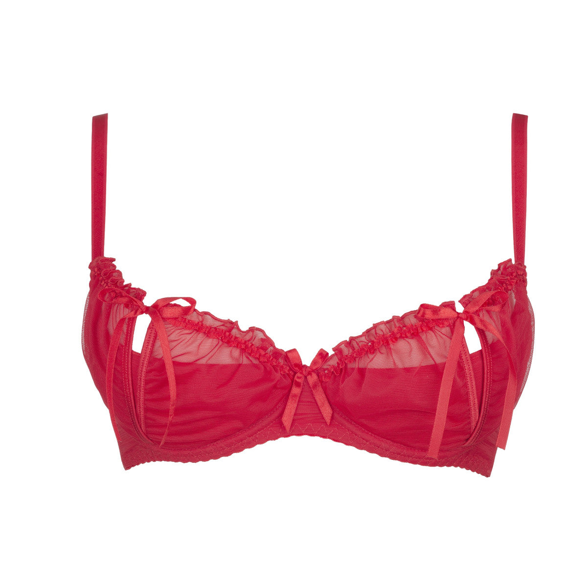 Axami V-8741PS Plus Size bra red - Produktansicht 3