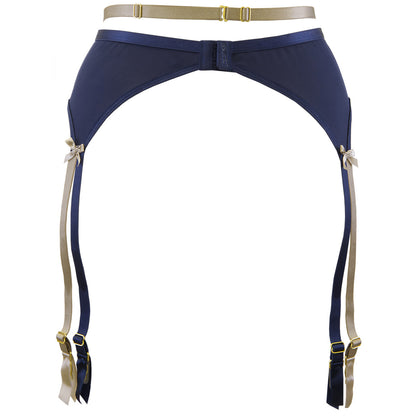 Axami V-9332 garter belt blue-beige - Produktansicht 2