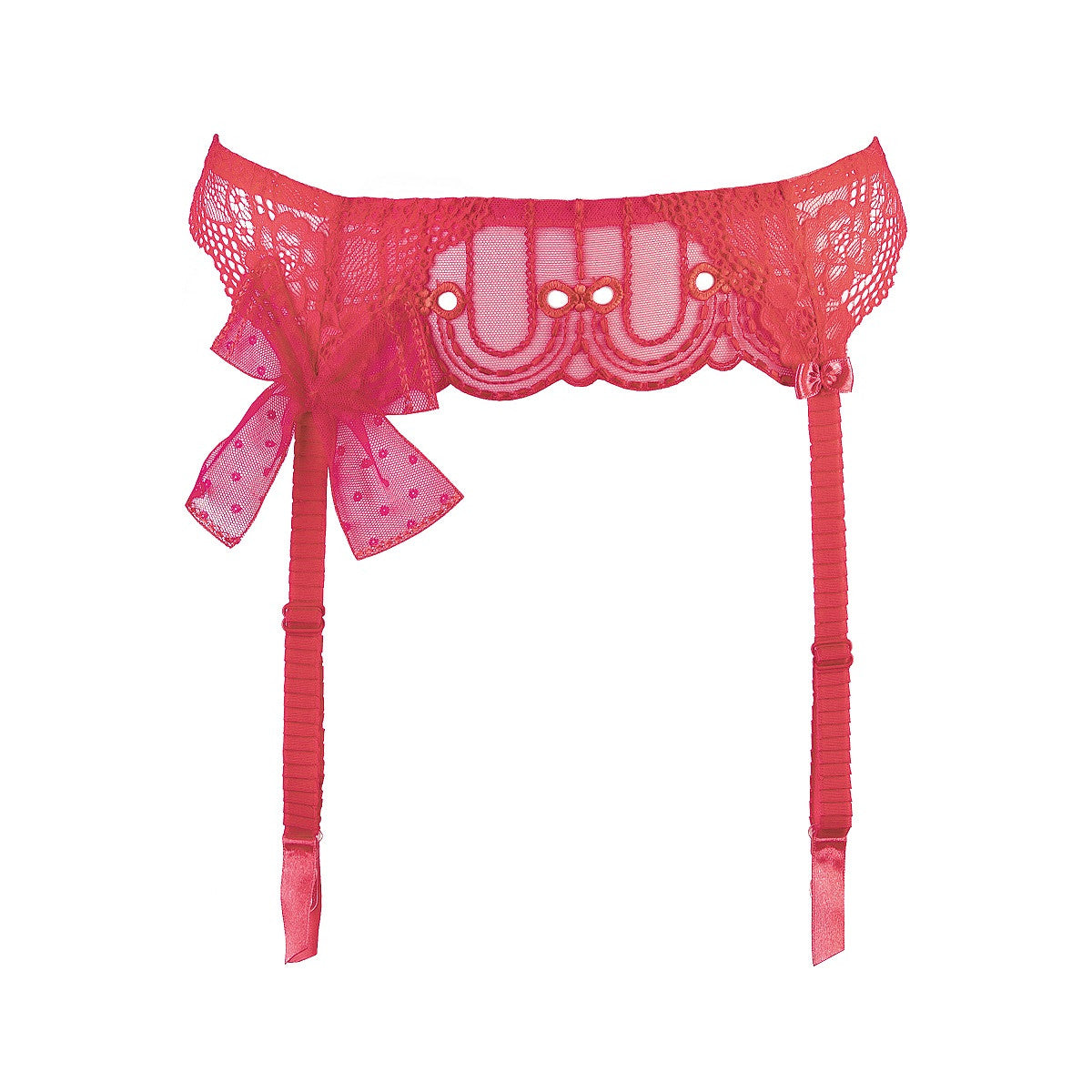 Axami V-9552 garter belt pink - Produktansicht 3