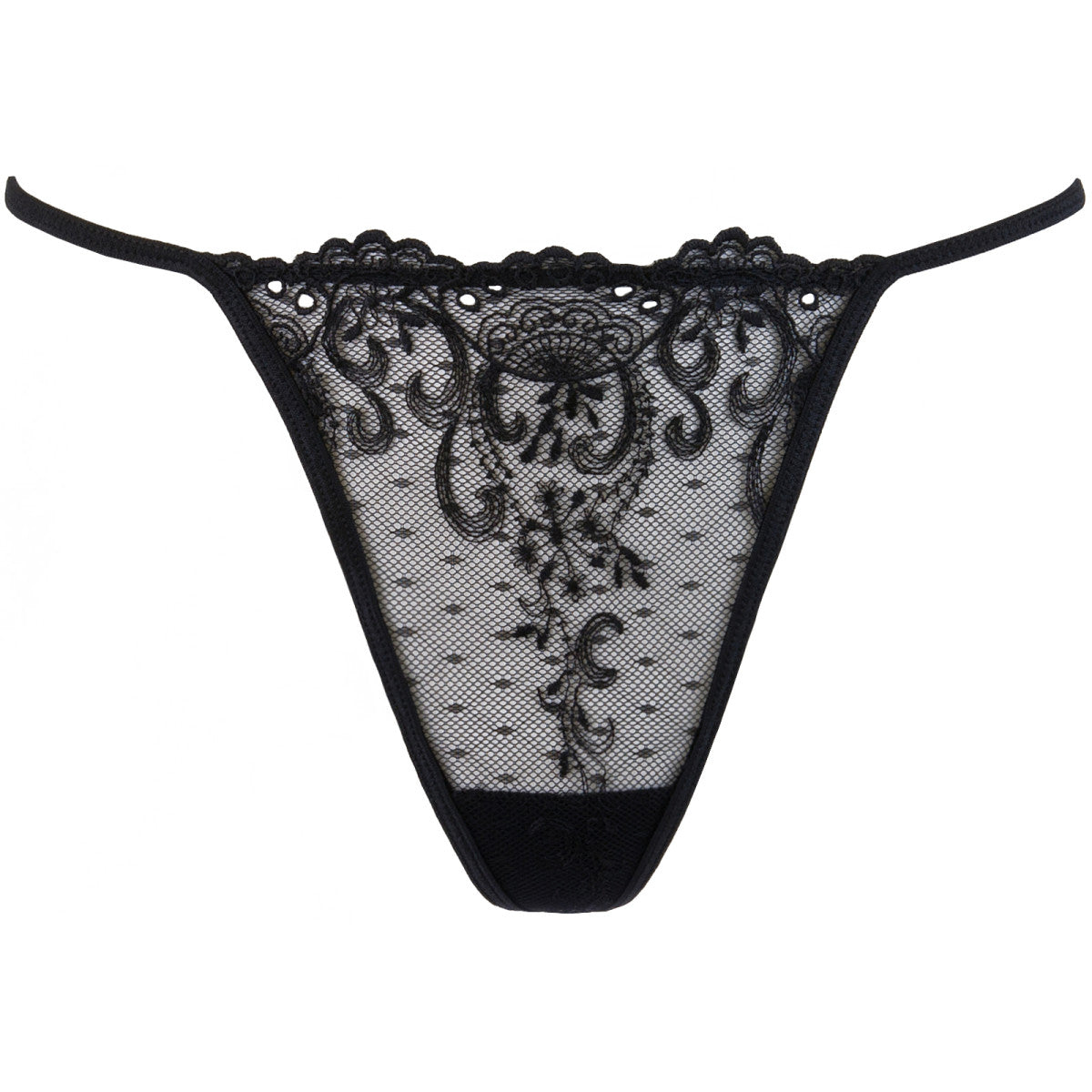 Axami V-9639 babydoll & string black - Produktansicht 5