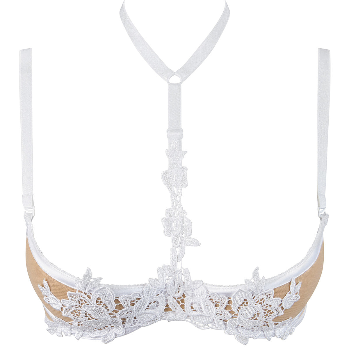 Axami V-9641 bra white with open cups - Produktansicht 3