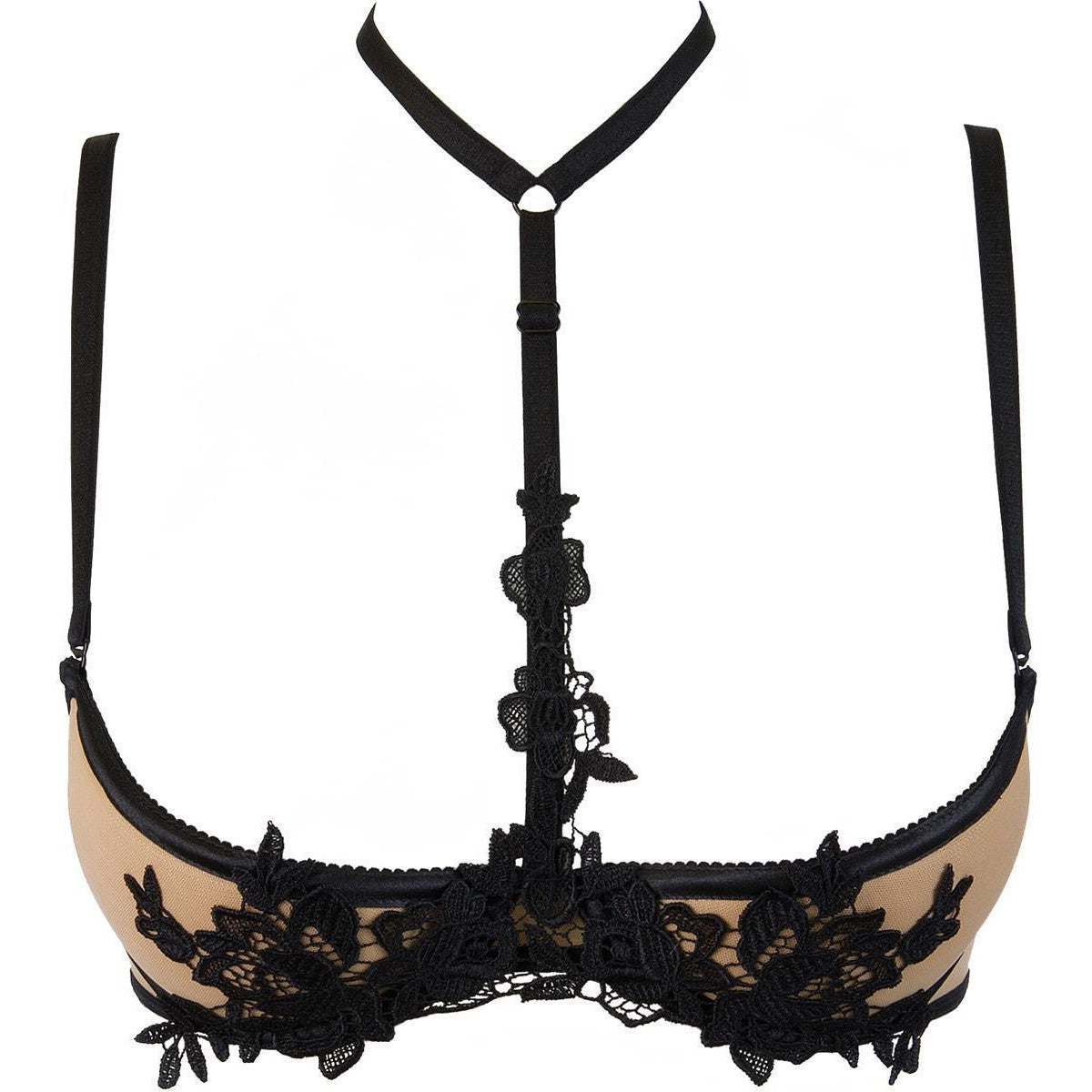 Axami V-9661 bra black with open cups - Produktansicht 3