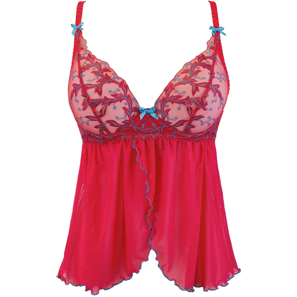 Axami V-9679 babydoll & string red - Produktansicht 3