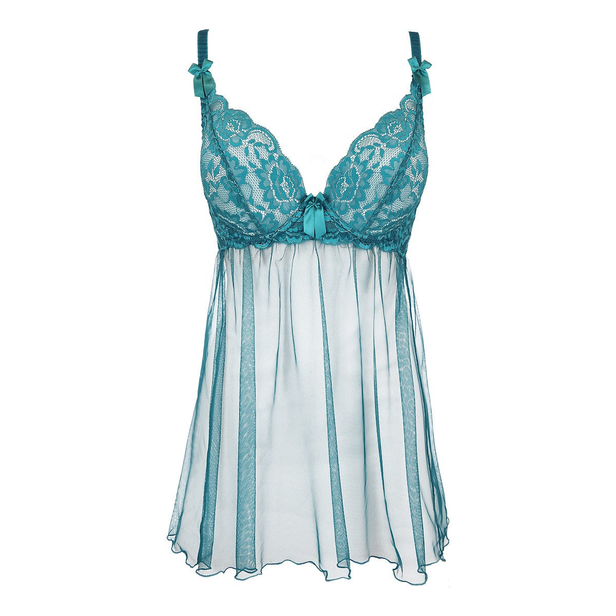 Axami V-9709 babydoll & string green - Produktansicht 3
