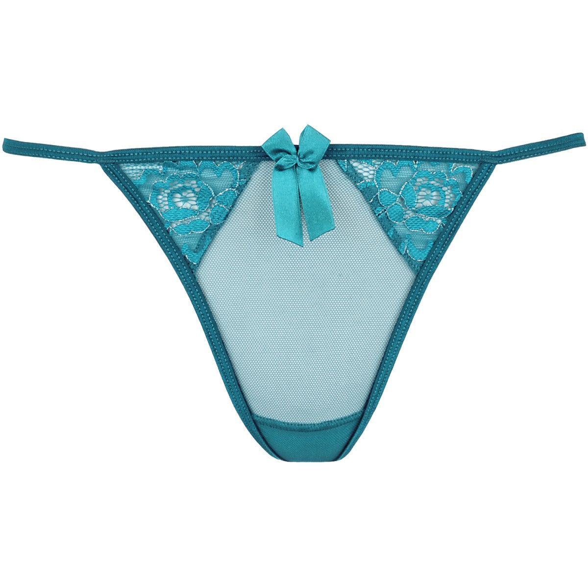 Axami V-9709 babydoll & string green - Produktansicht 5