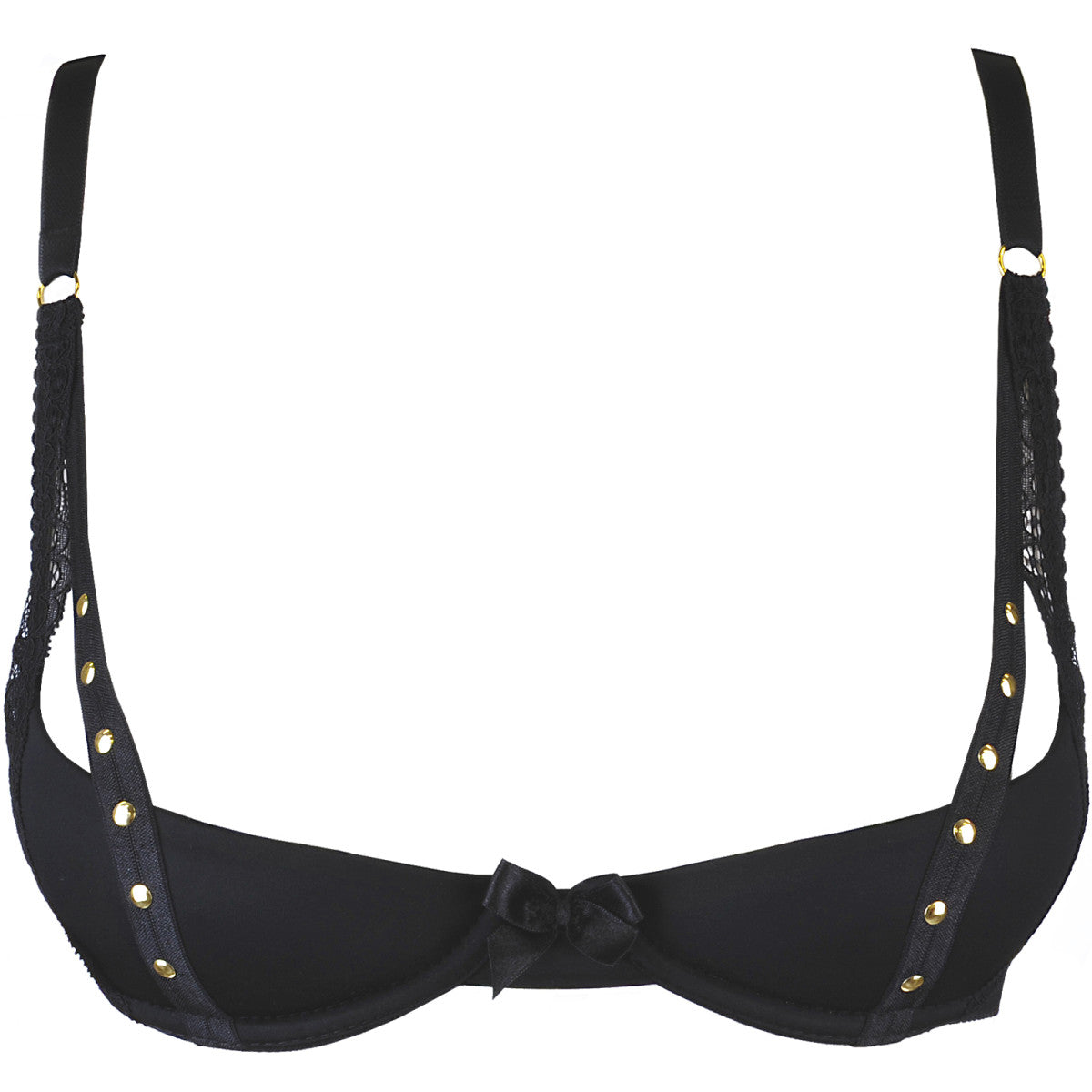 Axami V-9781 bra black with open cups - Produktansicht 3