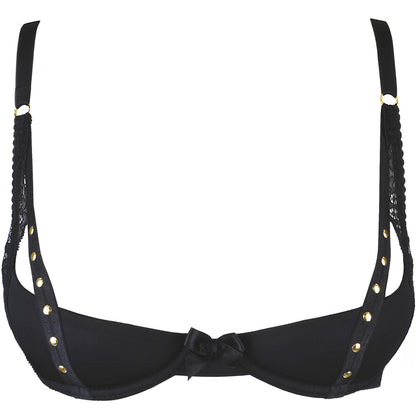 Axami V-9781 bra black with open cups - Produktansicht 3