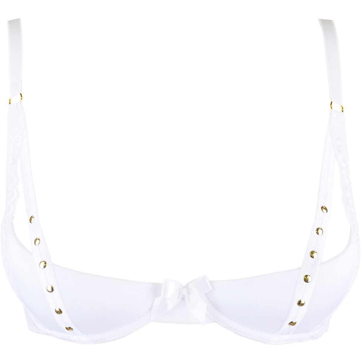 Axami V-9791 bra white with open cups - Produktansicht 3