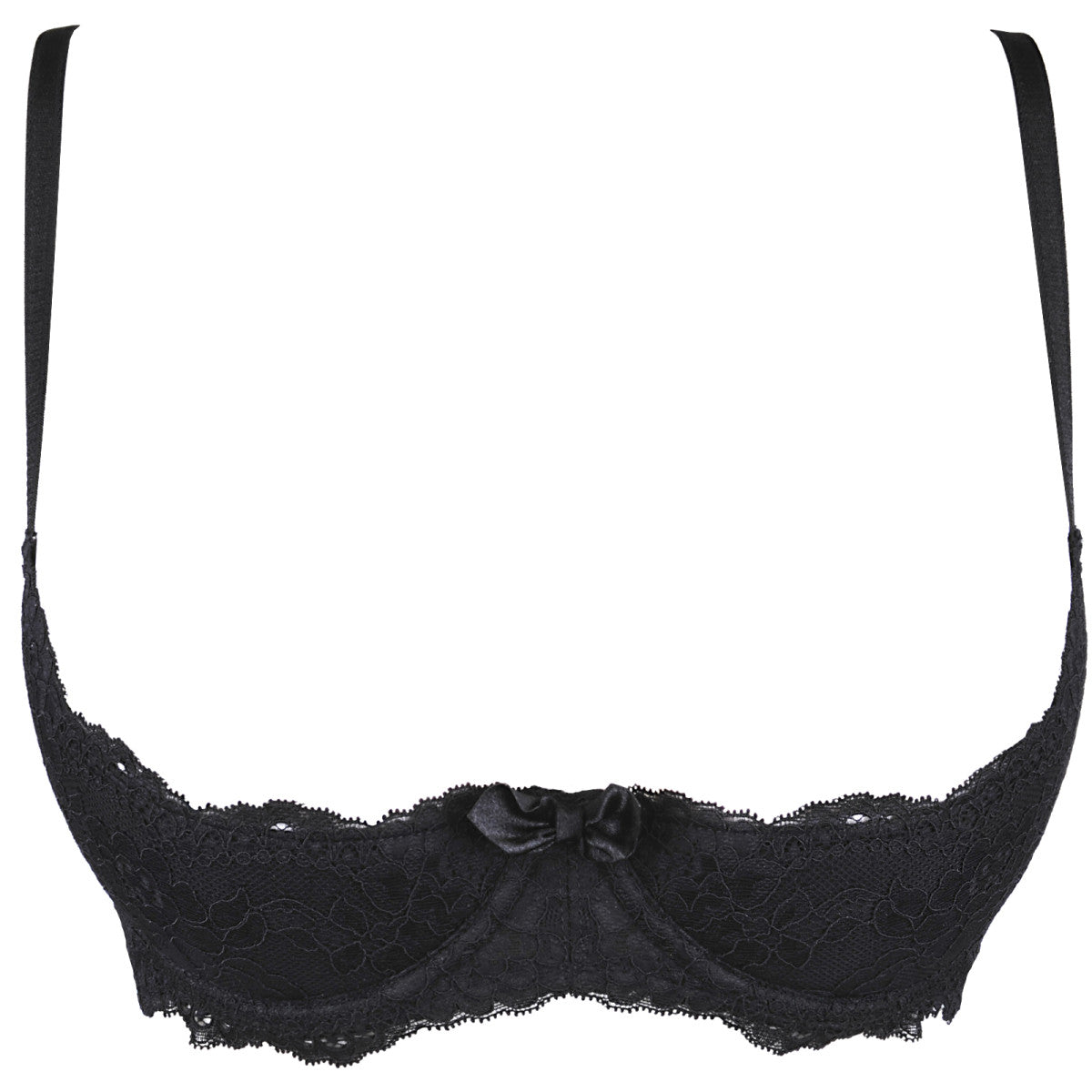 Axami V-9811 bra black with open cups - Produktansicht 3