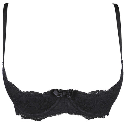 Axami V-9811 bra black with open cups - Produktansicht 3