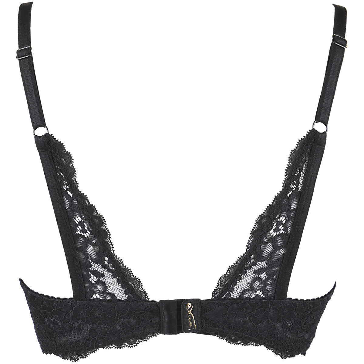 Axami V-9811 bra black with open cups - Produktansicht 4