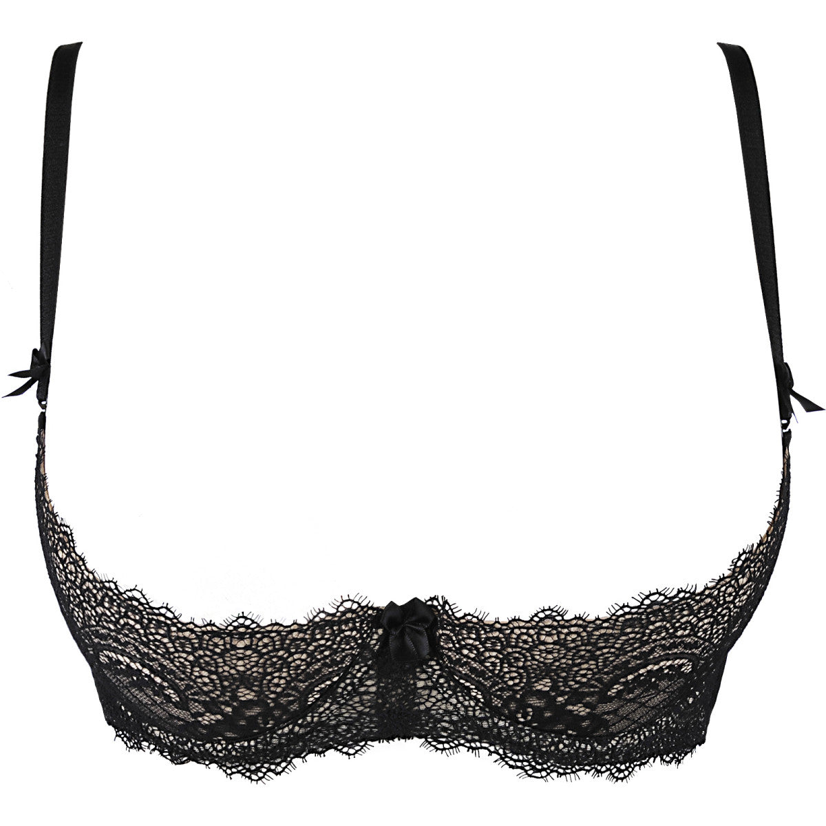 Axami V-9841 bra black with open cups - Produktansicht 3