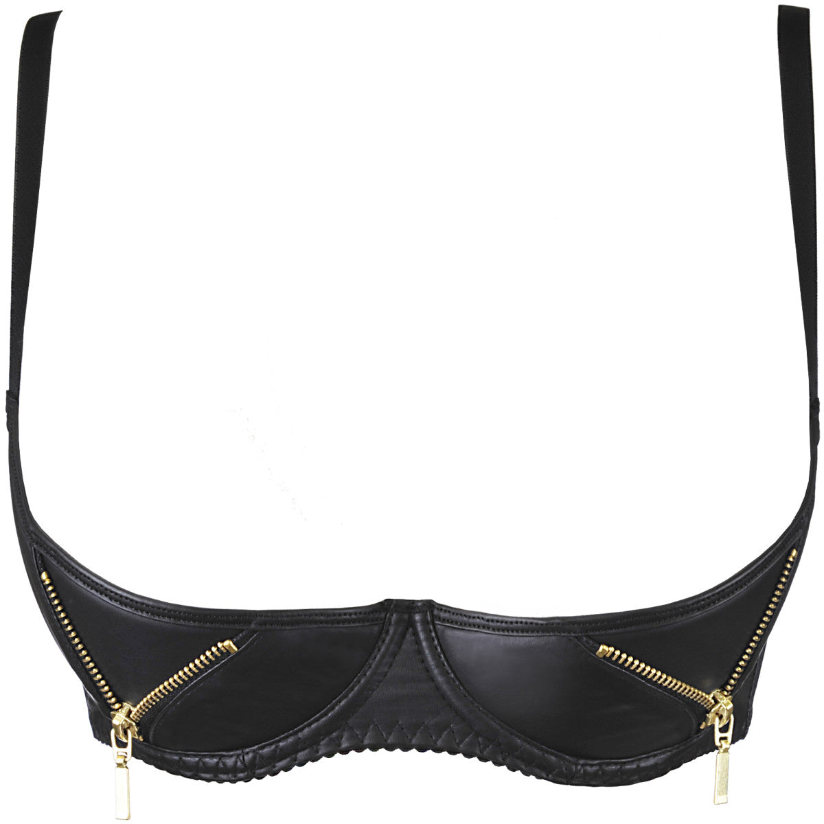 Axami V-9871 bra black with open cups - Produktansicht 3