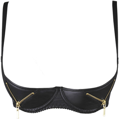 Axami V-9871 bra black with open cups - Produktansicht 3