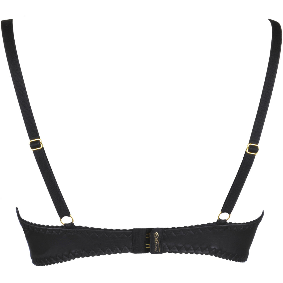 Axami V-9871 bra black with open cups - Produktansicht 4