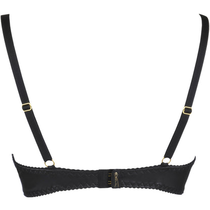 Axami V-9871 bra black with open cups - Produktansicht 4