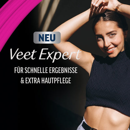 Veet EXPERT Intim Haarentfernung Ergebnis glatte gepflegte Haut