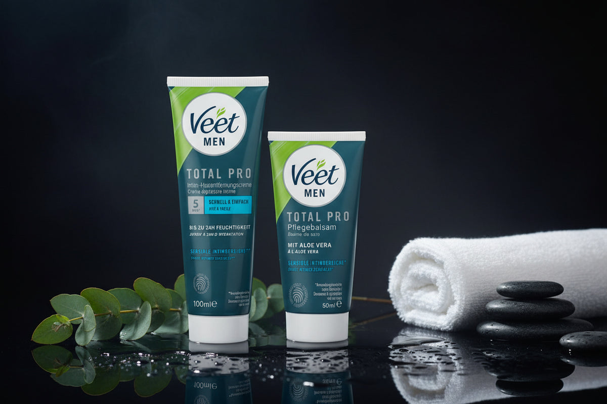 Veet Men TOTAL PRO Intim Haarentfernungs Set Produktansicht