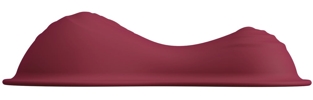Seitenprofil des vibepad intense 2 mit erhöhten Stimulationshügeln für freihändige äußere Stimulation