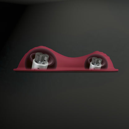 Unteransicht des vibepad intense 2 mit Gehäuseunterseite und technischen Komponenten