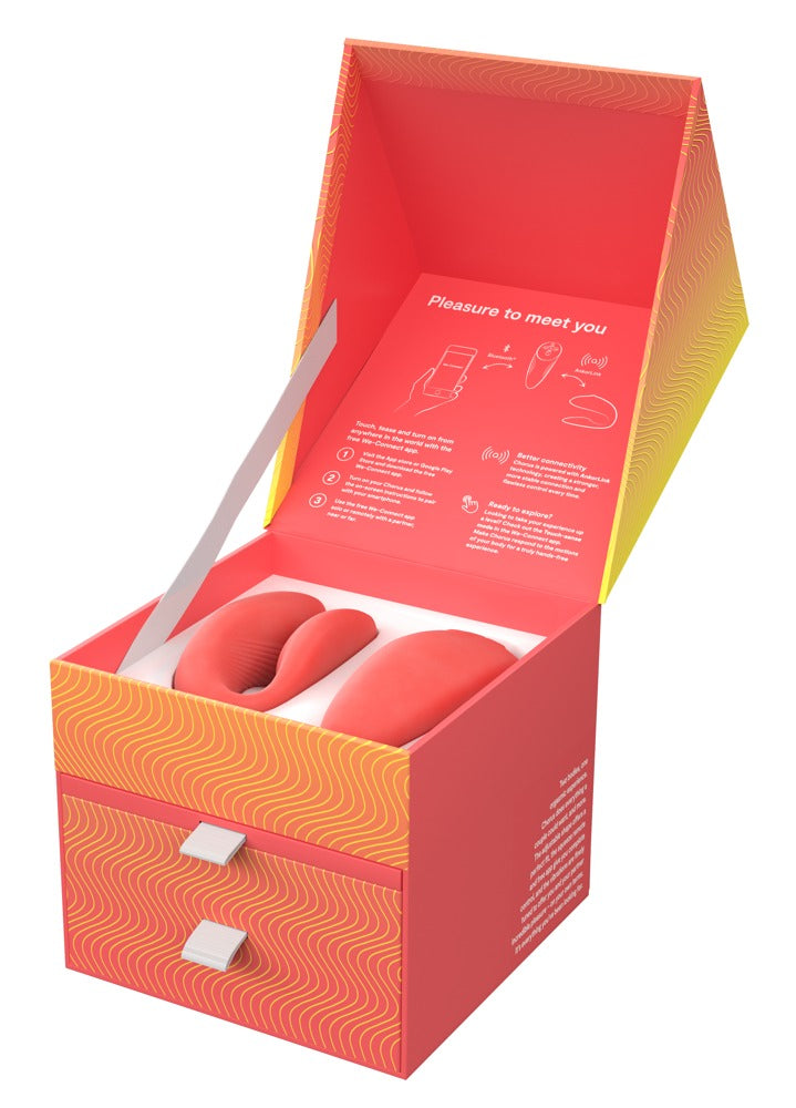 Geöffnete Produktverpackung des We-Vibe Chorus Paarvibrators mit App-Steuerung und AnkorLink™