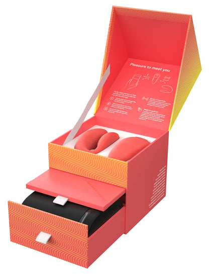 Innenansicht der Produktverpackung des We-Vibe Chorus Paarvibrators mit App-Steuerung und AnkorLink™
