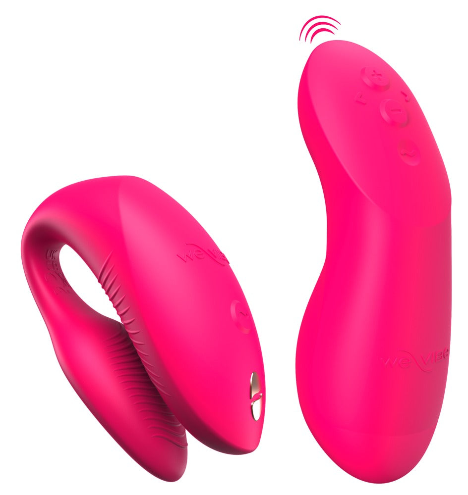 We-Vibe Chorus Pro Paarvibrator in Pink in zwei Produktansichten