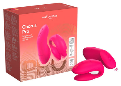Produktverpackung des We-Vibe Chorus Pro in Pink mit abgebildetem Paarvibrator