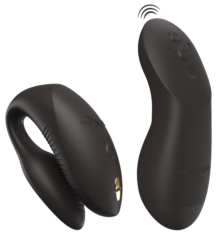 We-Vibe Chorus Pro Paarvibrator in Schwarz in zwei Produktansichten