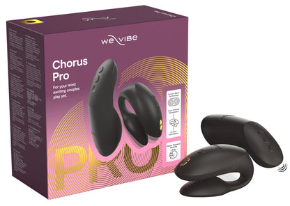 Produktverpackung des We-Vibe Chorus Pro in Schwarz mit abgebildetem Paarvibrator