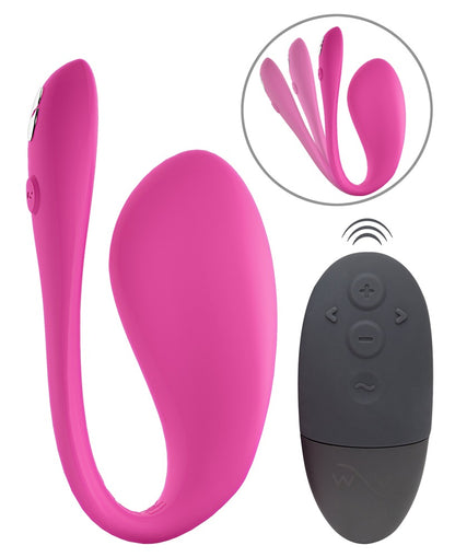We-Vibe Jive 2 Vibro-Ei in Pink mit schwarzer Fernbedienung in der Produktansicht