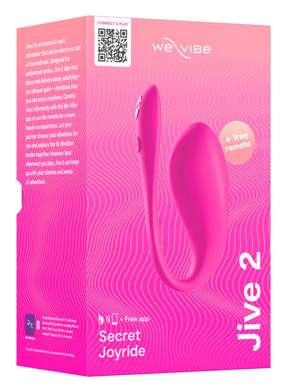 Produktverpackung des We-Vibe Jive 2 Vibro-Eis in Pink