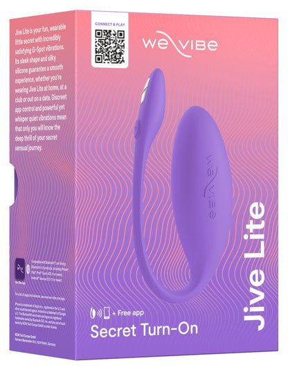 Produktverpackung des We-Vibe Jive Lite Vibro-Eis in Lila