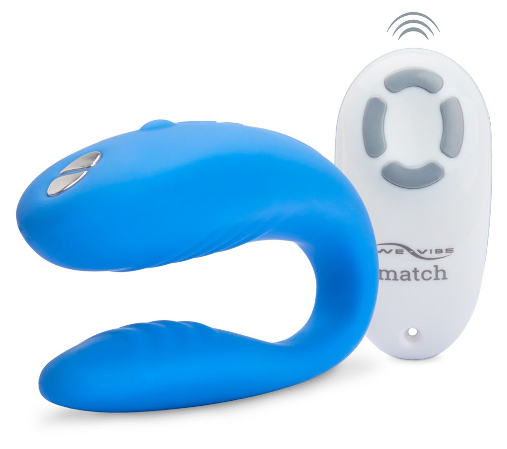 We-Vibe Match Paarvibrator in Blau mit Fernbedienung in der Produktansicht