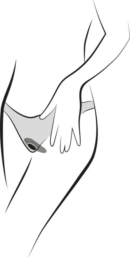 Anatomische Darstellung der Position des We-Vibe Moxie+