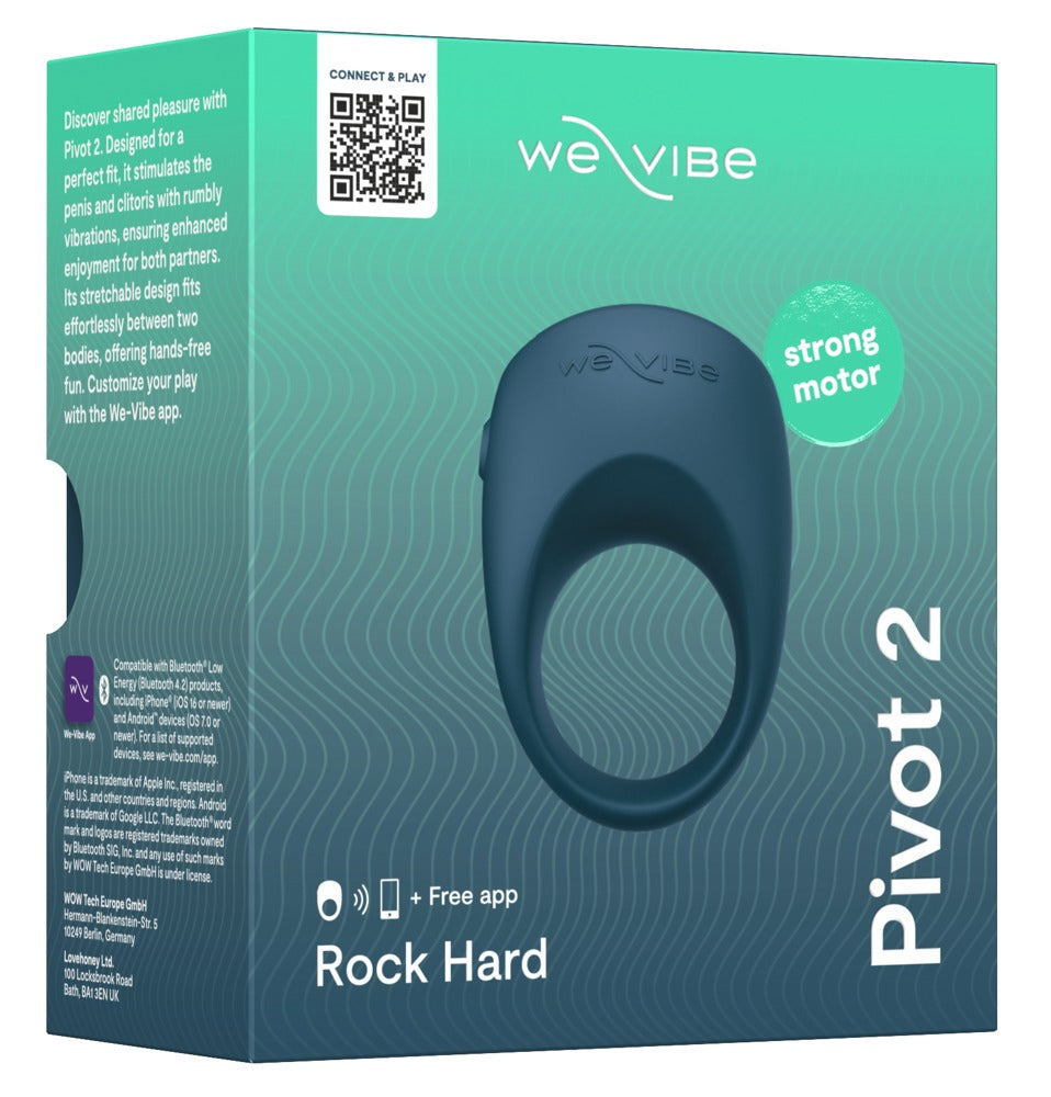 Produktverpackung des We-Vibe Pivot 2 Vibro-Penisrings mit App-Steuerung